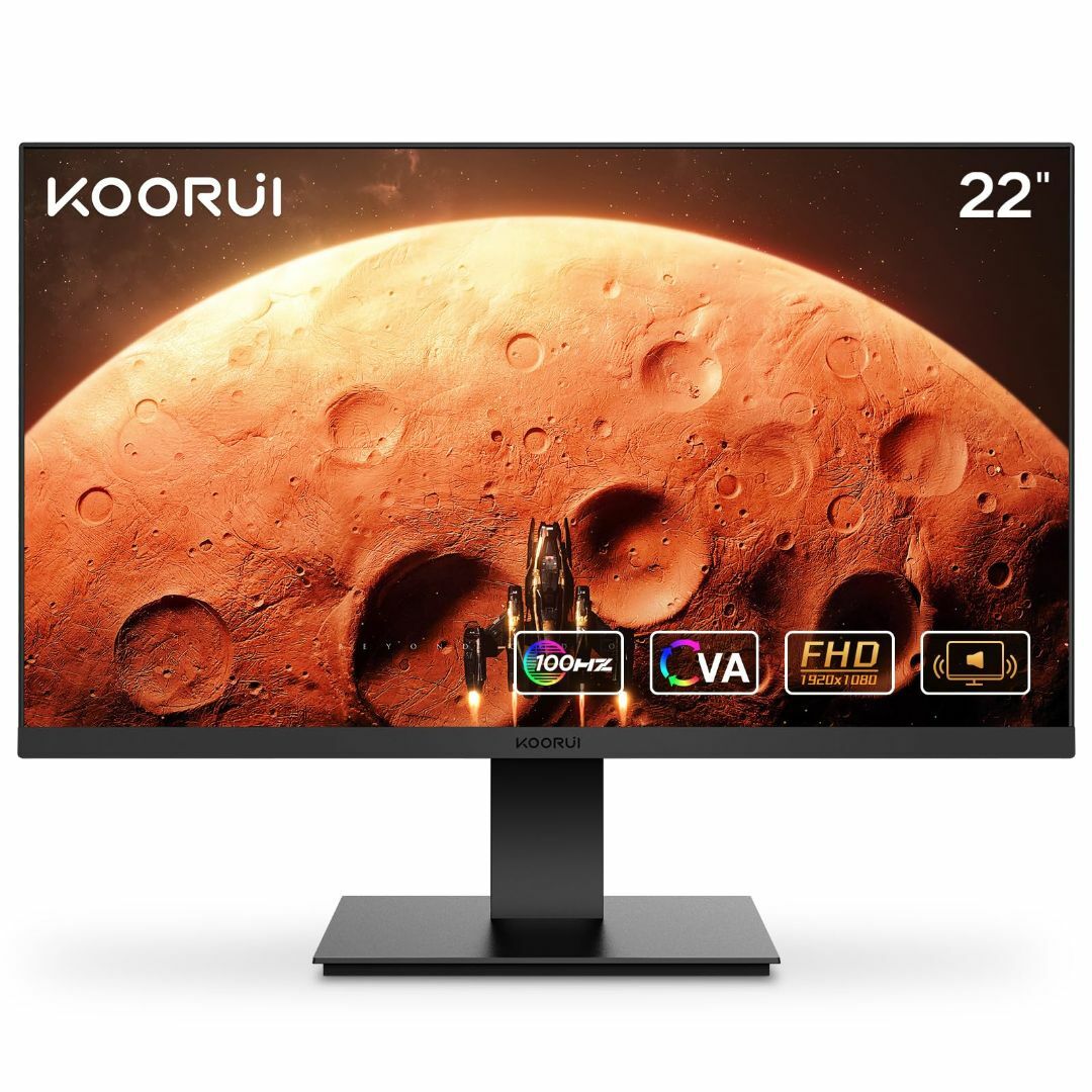 KOORUIモニター22インチ75hz