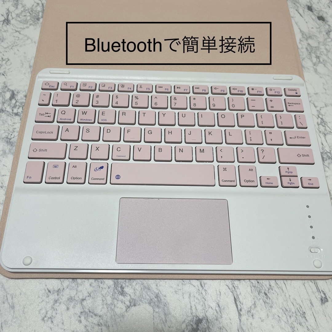 iPad(アイパッド)のiPad Air 10.9インチ キーボード ケース Bluetooth接続 スマホ/家電/カメラのスマホアクセサリー(iPadケース)の商品写真