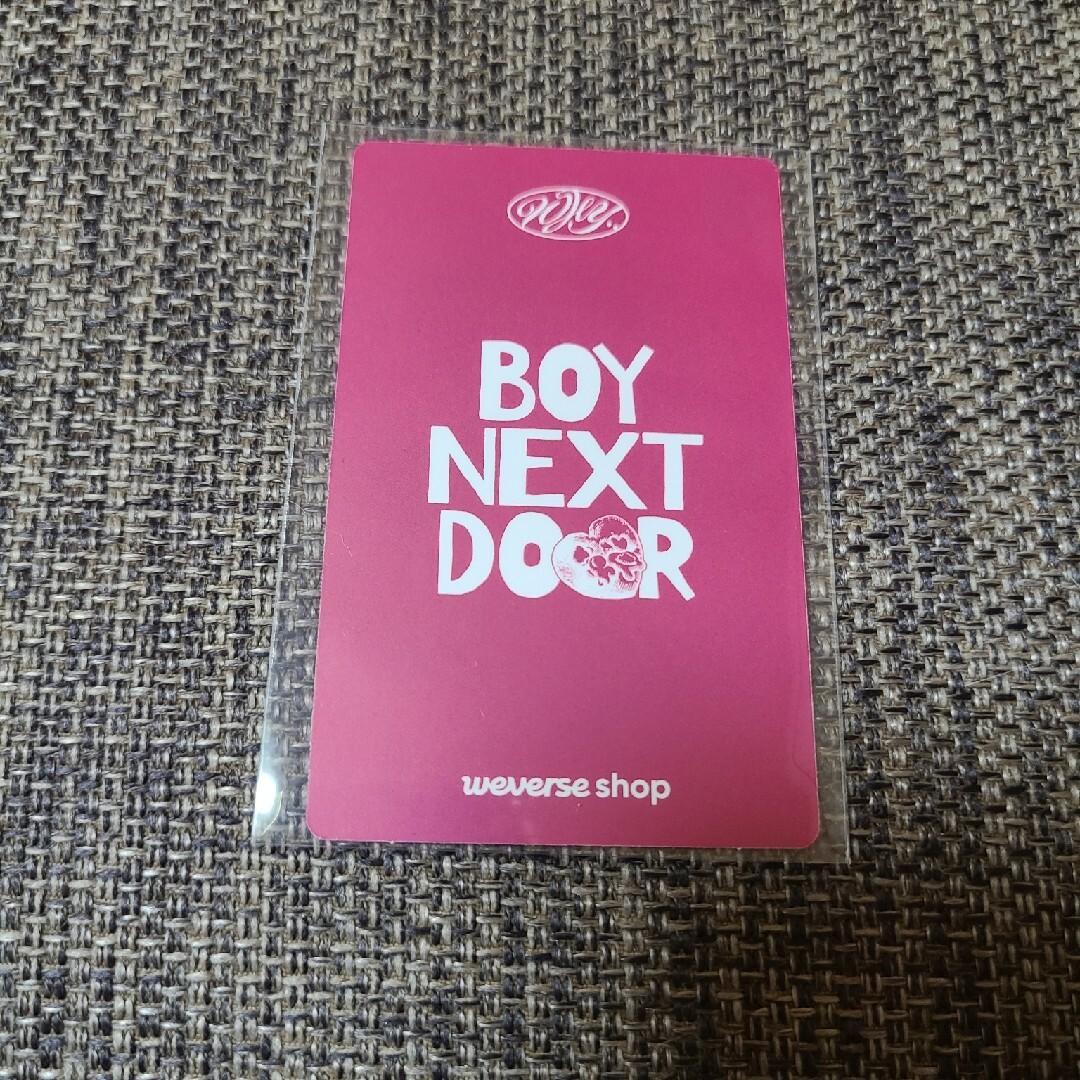 boynextdoor ウナク トレカ Weverse global 特典