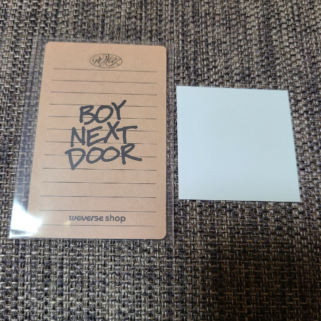 BOYNEXTDOOR Weverse global ホログラム　トレカ　シール