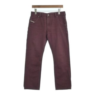 ディーゼル(DIESEL)のDIESEL ディーゼル デニムパンツ 30(M位) 赤 【古着】【中古】(デニム/ジーンズ)