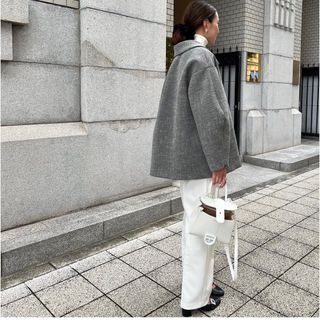 専用Ohga ボンディングツイードコート S 新品 オーガの通販 by mii's