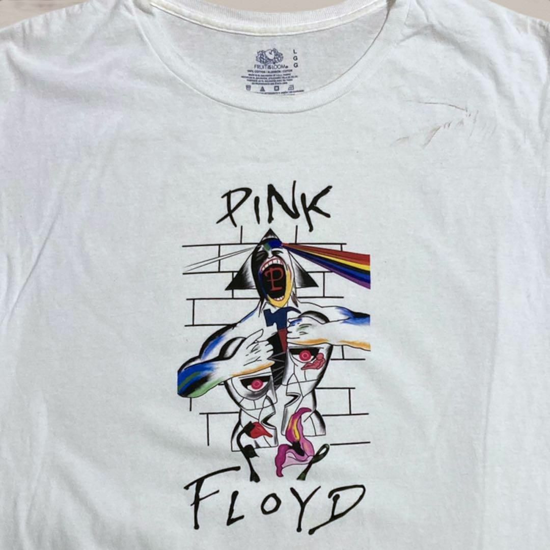 WFM バンド Tシャツ 白 PINK FLOYD ピンクフロイド　レア メンズのトップス(Tシャツ/カットソー(半袖/袖なし))の商品写真
