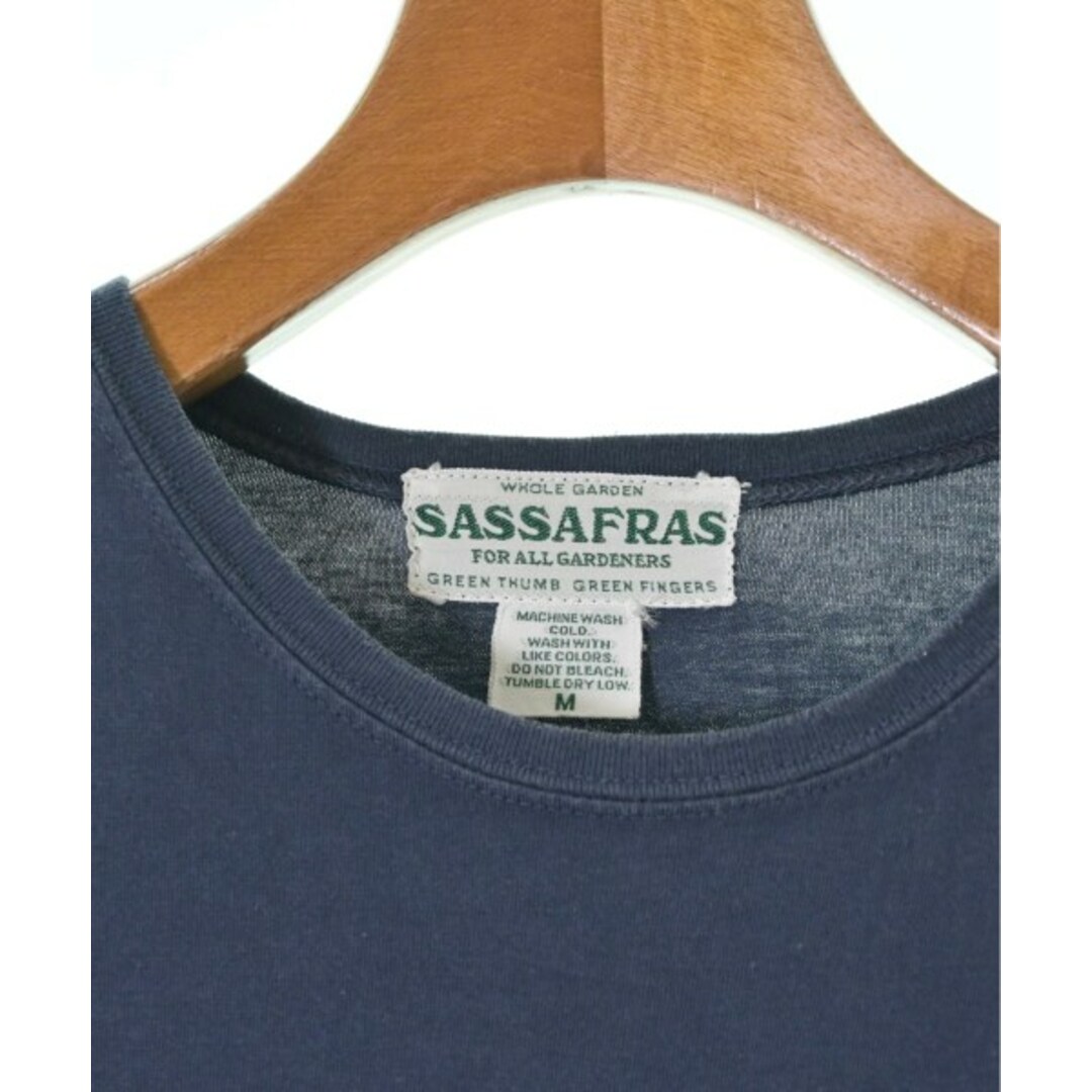 SASSAFRAS(ササフラス)のSASSAFRAS ササフラス Tシャツ・カットソー M 紺 【古着】【中古】 メンズのトップス(Tシャツ/カットソー(半袖/袖なし))の商品写真