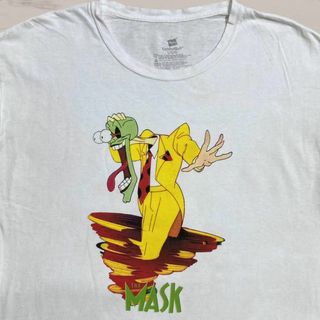 WFR ムービー Tシャツ ビンテージ 古着 白 MASK マスク 映画の WFR ムービー Tシャツ ビンテージ 古着 白 MASK マスク 映画の