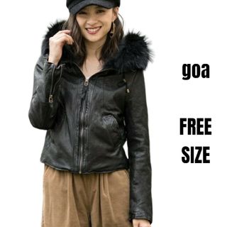 goa  レザージャケット シングルライダース  美品