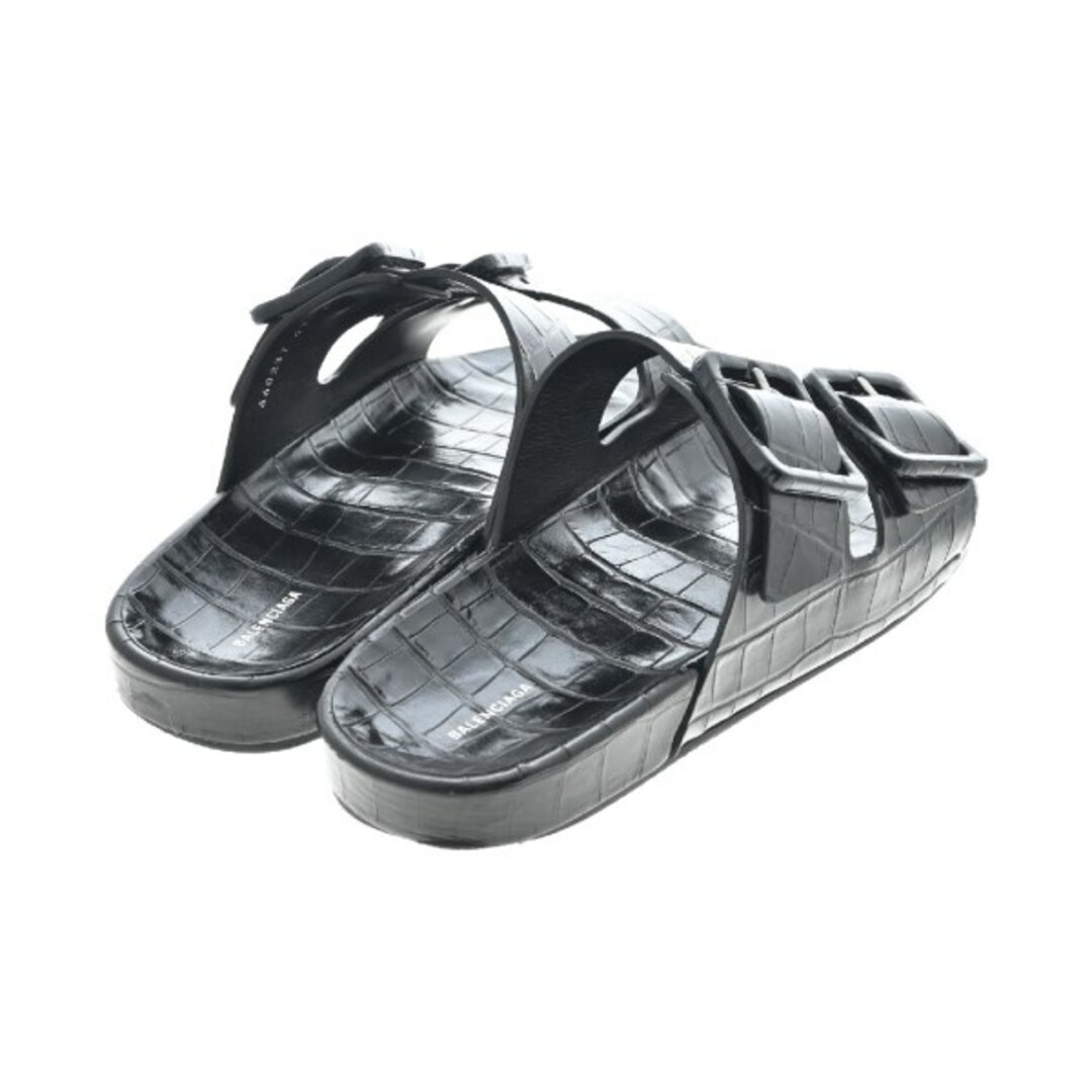 Balenciaga(バレンシアガ)のBALENCIAGA バレンシアガ サンダル EU41(26cm位) 黒 【古着】【中古】 メンズの靴/シューズ(サンダル)の商品写真