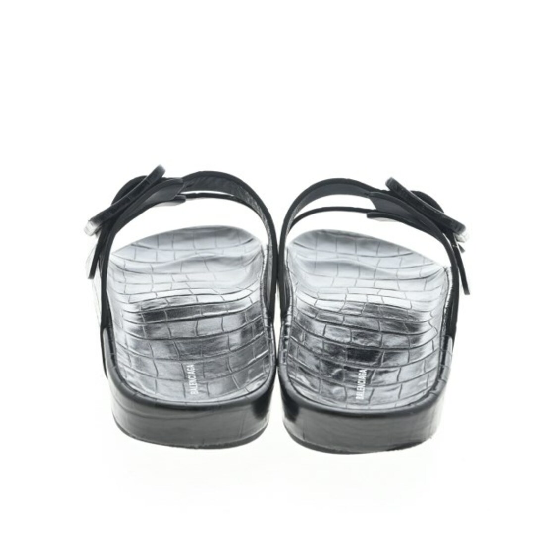 BALENCIAGA バレンシアガ サンダル EU41(26cm位) 黒 - サンダル