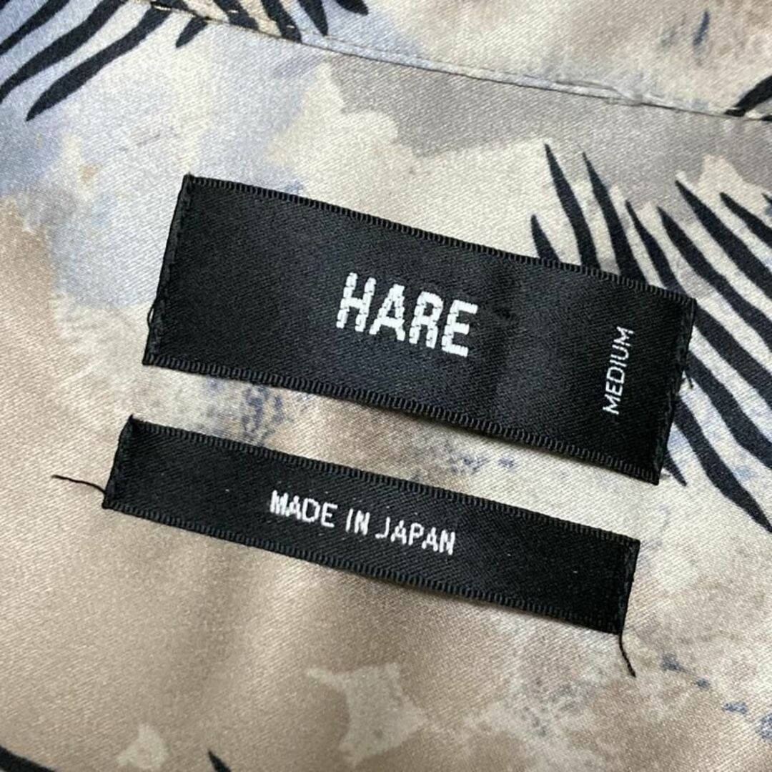 HARE(ハレ)の【完売商品】HARE ハレ 総柄 ロングスリーブ サテンシャツ 長袖 柄シャツ メンズのトップス(シャツ)の商品写真