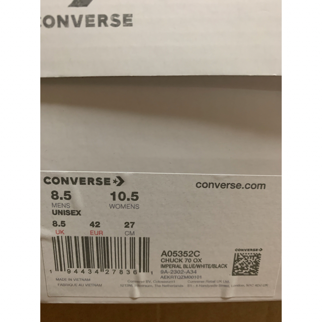 CONVERSE(コンバース)のOZRO様専用　アダーエラー ADER ERROR コンバース　CT70 コラボ メンズの靴/シューズ(スニーカー)の商品写真