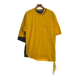 マルニ(Marni)のMARNI マルニ Tシャツ・カットソー 46(M位) 黄xグレー 【古着】【中古】(Tシャツ/カットソー(半袖/袖なし))