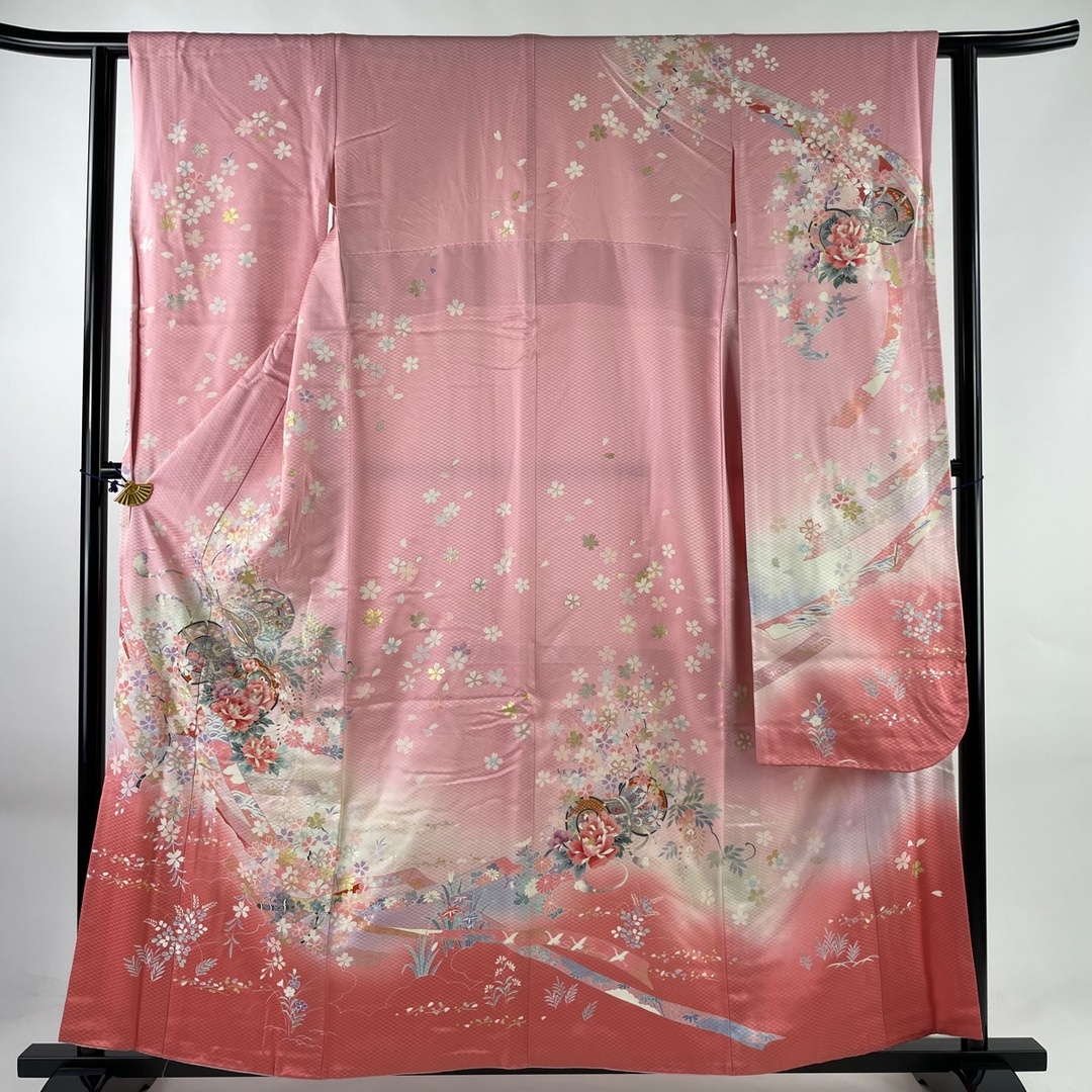 振袖 身丈159cm 裄丈61cm 正絹 秀品 - 着物