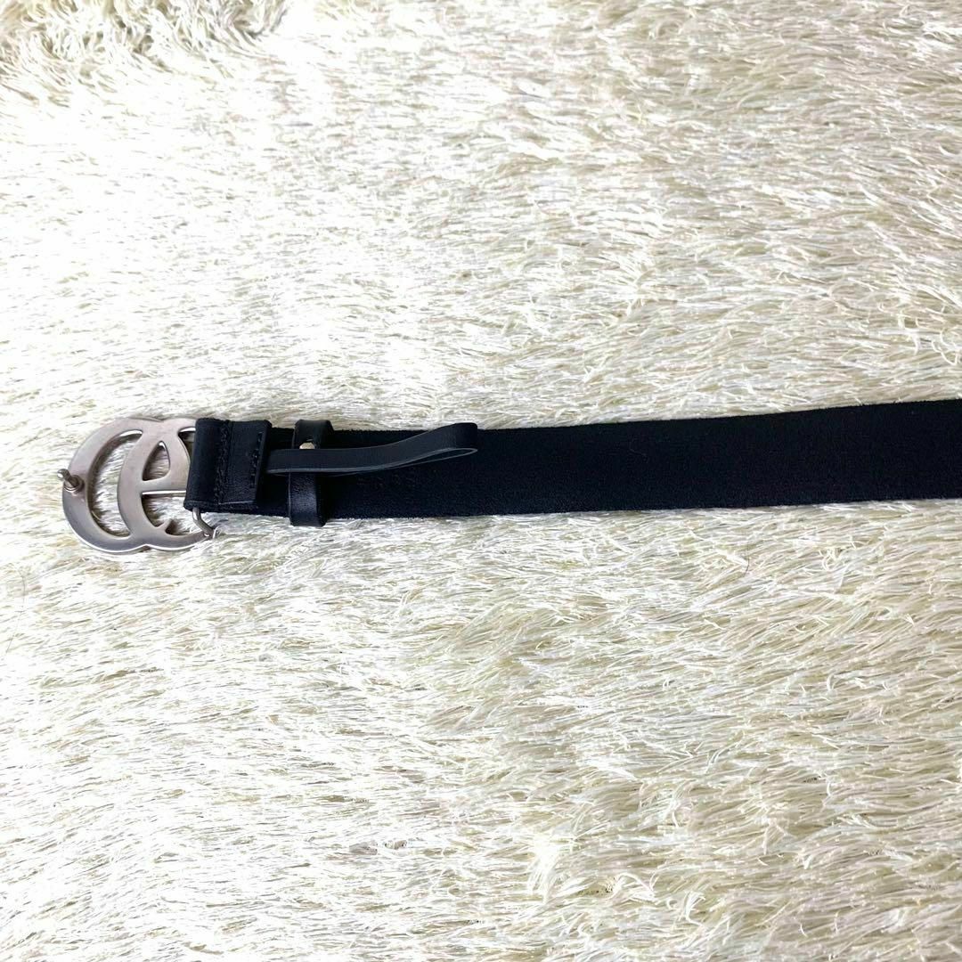 Gucci - 【極美品】グッチ ベルト マーモント GGバックル シルバー金具
