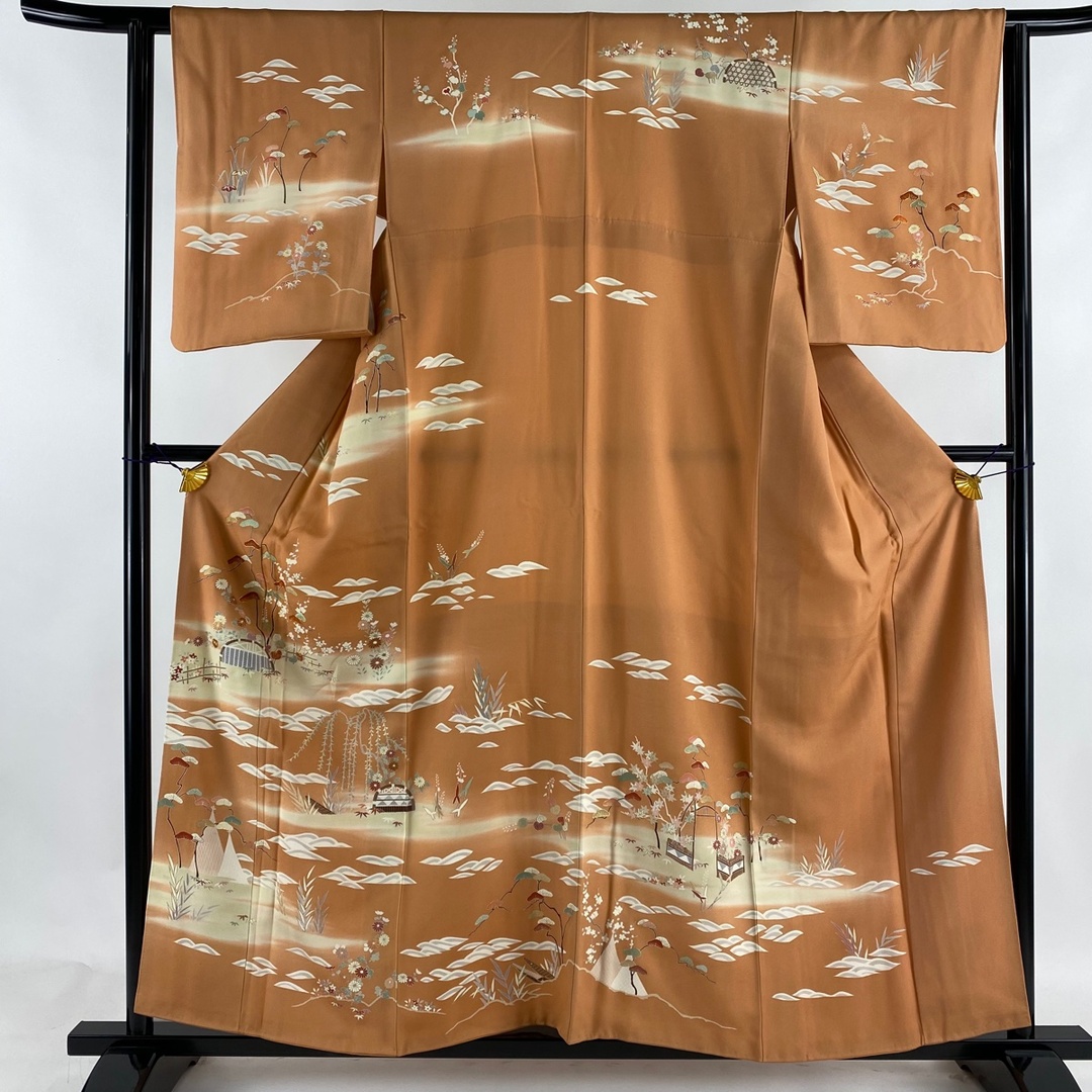 訪問着 身丈157.5cm 裄丈62cm 正絹 美品 秀品- 訪問着 身丈157.5cm 裄丈62cm 正絹 美品 秀品-