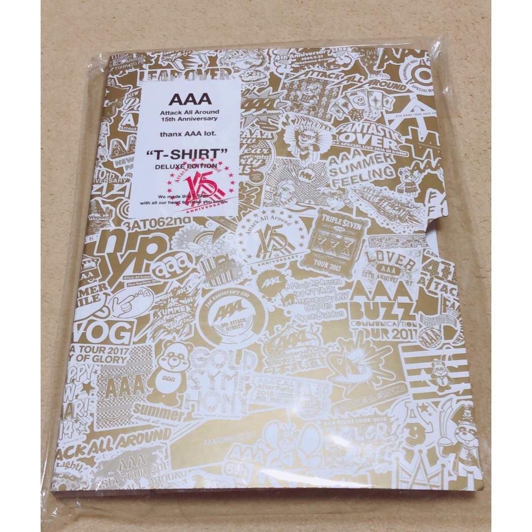 AAA 15th ANNIVERSARY メモリアルTシャツ