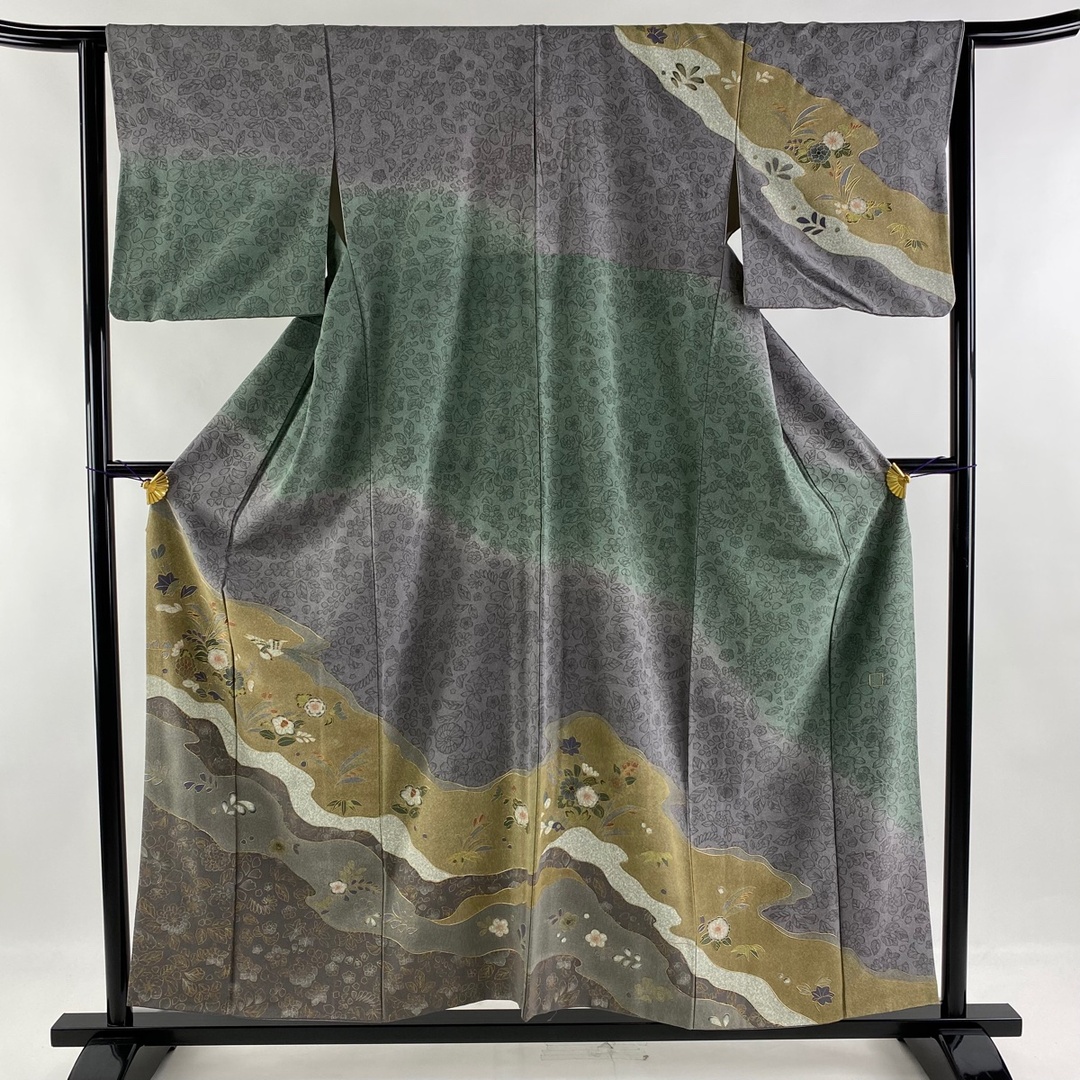 訪問着 身丈156.5cm 裄丈63.5cm 正絹 優品