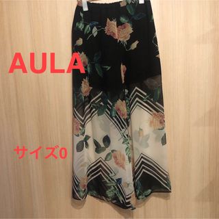 アウラ(AULA)のAULA、アウラ、総柄シアーパンツ(その他)