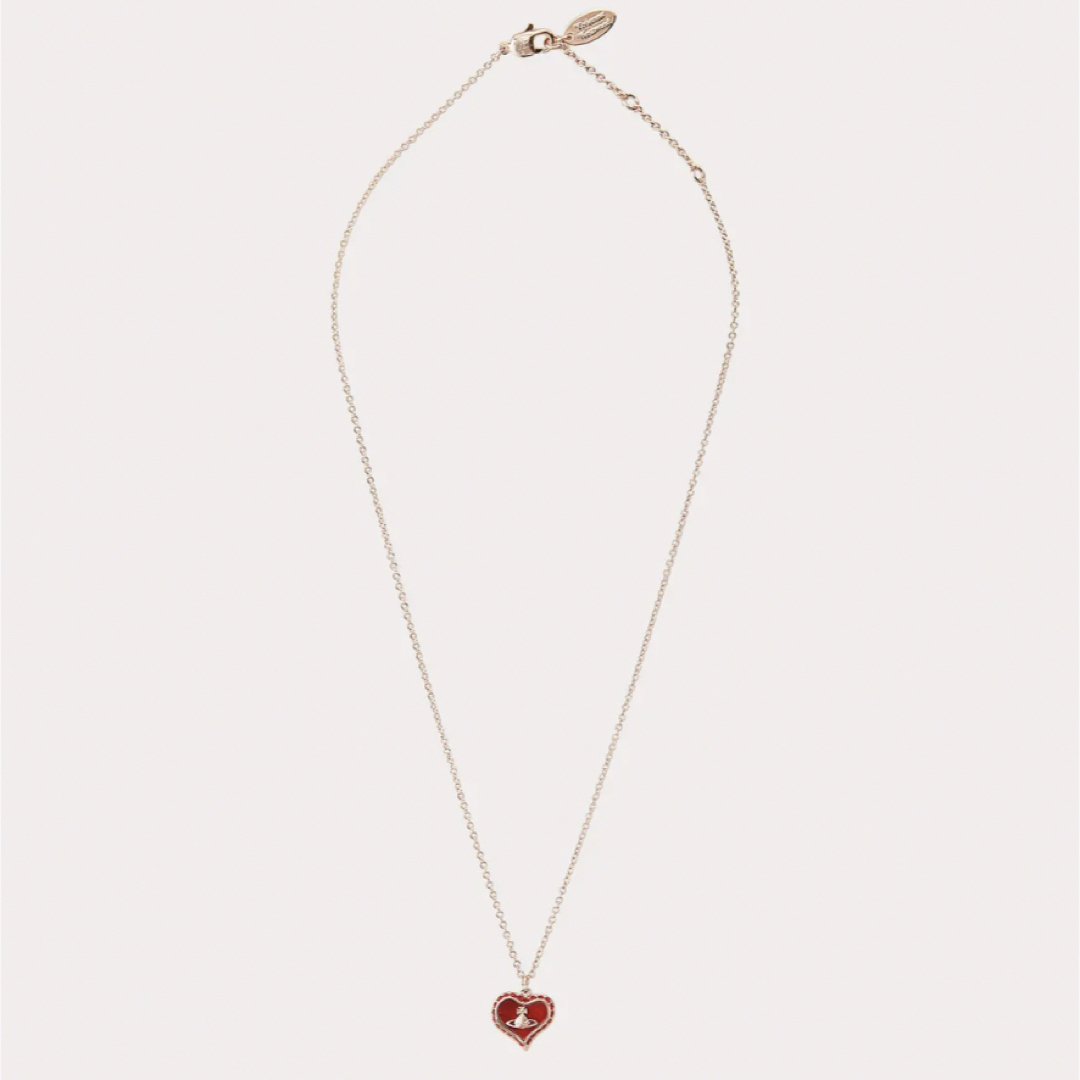 Vivienne Westwood(ヴィヴィアンウエストウッド)のヴィヴィアンウエストウッドVivienne Westwoodハートネックレス レディースのアクセサリー(ネックレス)の商品写真