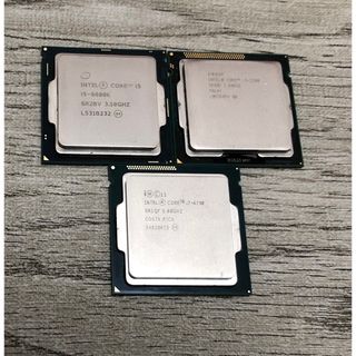 intel CPU 3点まとめ売り　ジャンク