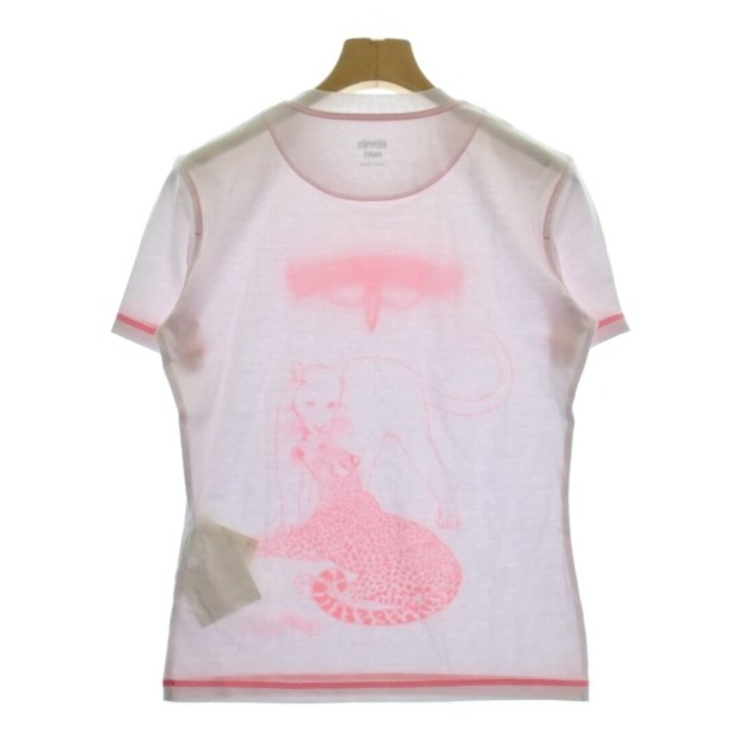 HERMES エルメス Tシャツ・カットソー 36(XS位) 白xピンク | www
