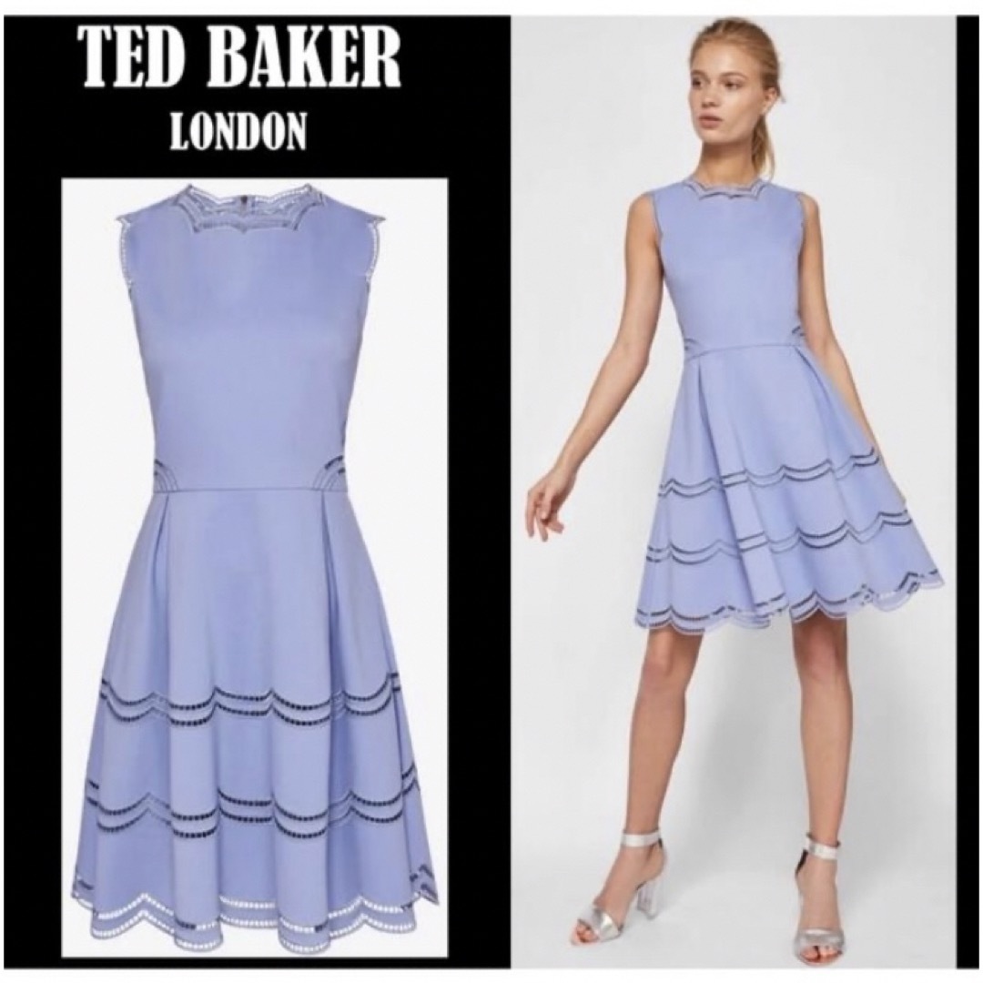 Ted Baker 水色ワンピース　サイズ1