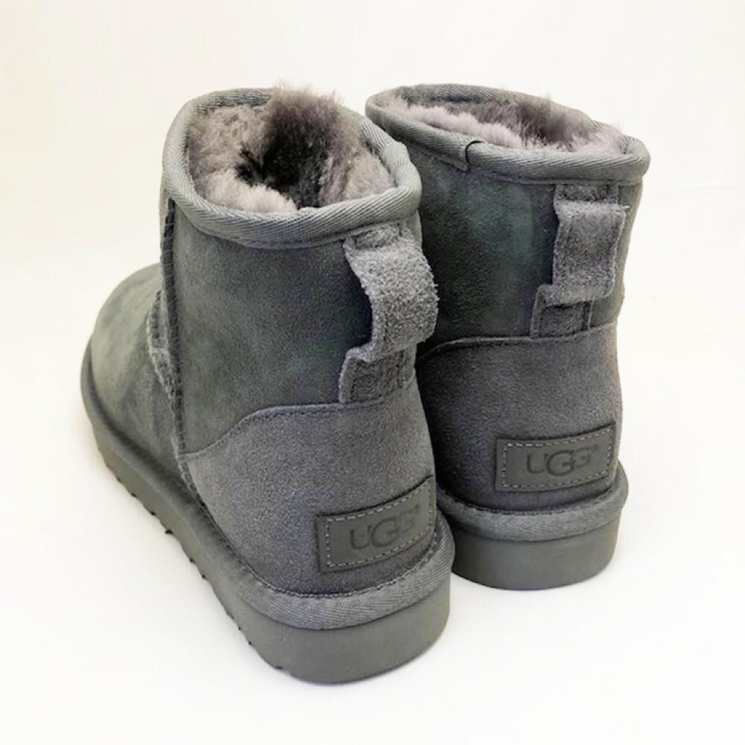 新品UGG レディースブーツ CLASSIC MINI Ⅱ グレー 25.0cm 2