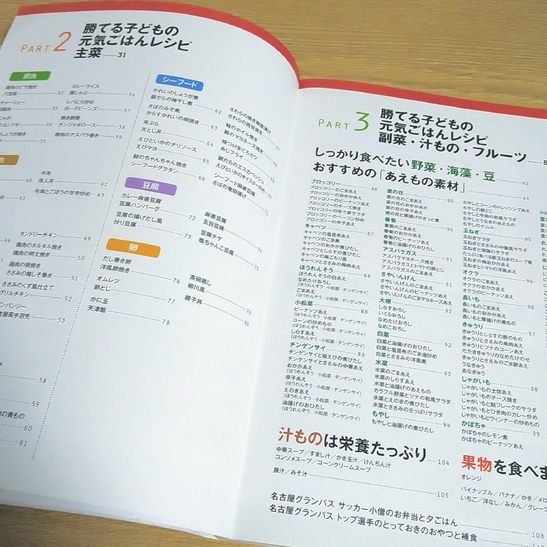 主婦の友社(シュフノトモシャ)の勝てる子どもの元気ごはん 名古屋グランパスの食育レシピ エンタメ/ホビーの本(健康/医学)の商品写真