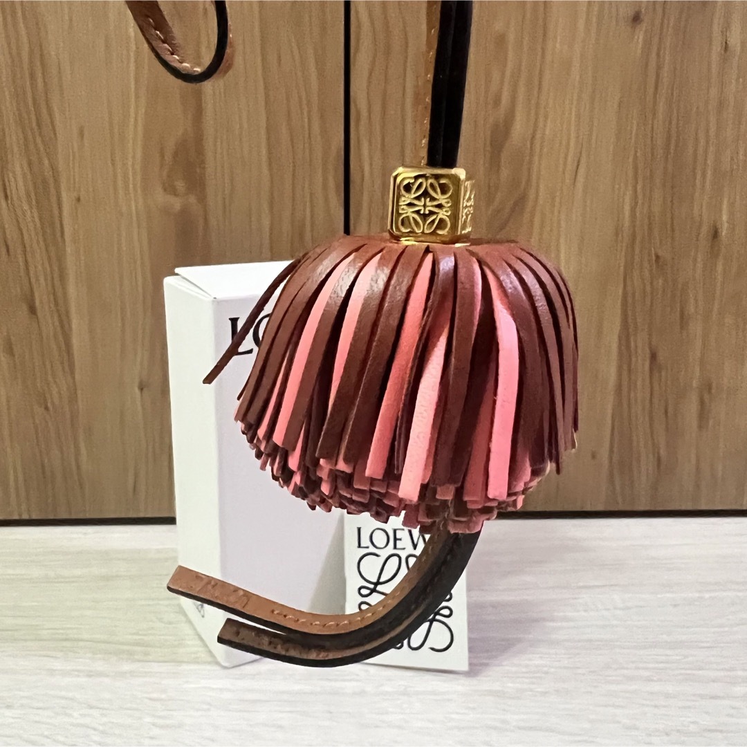 LOEWE - 美品☆ ロエベ ベル タッセルチャーム バッグチャームの LOEWE - 美品☆ ロエベ ベル タッセルチャーム バッグチャームの