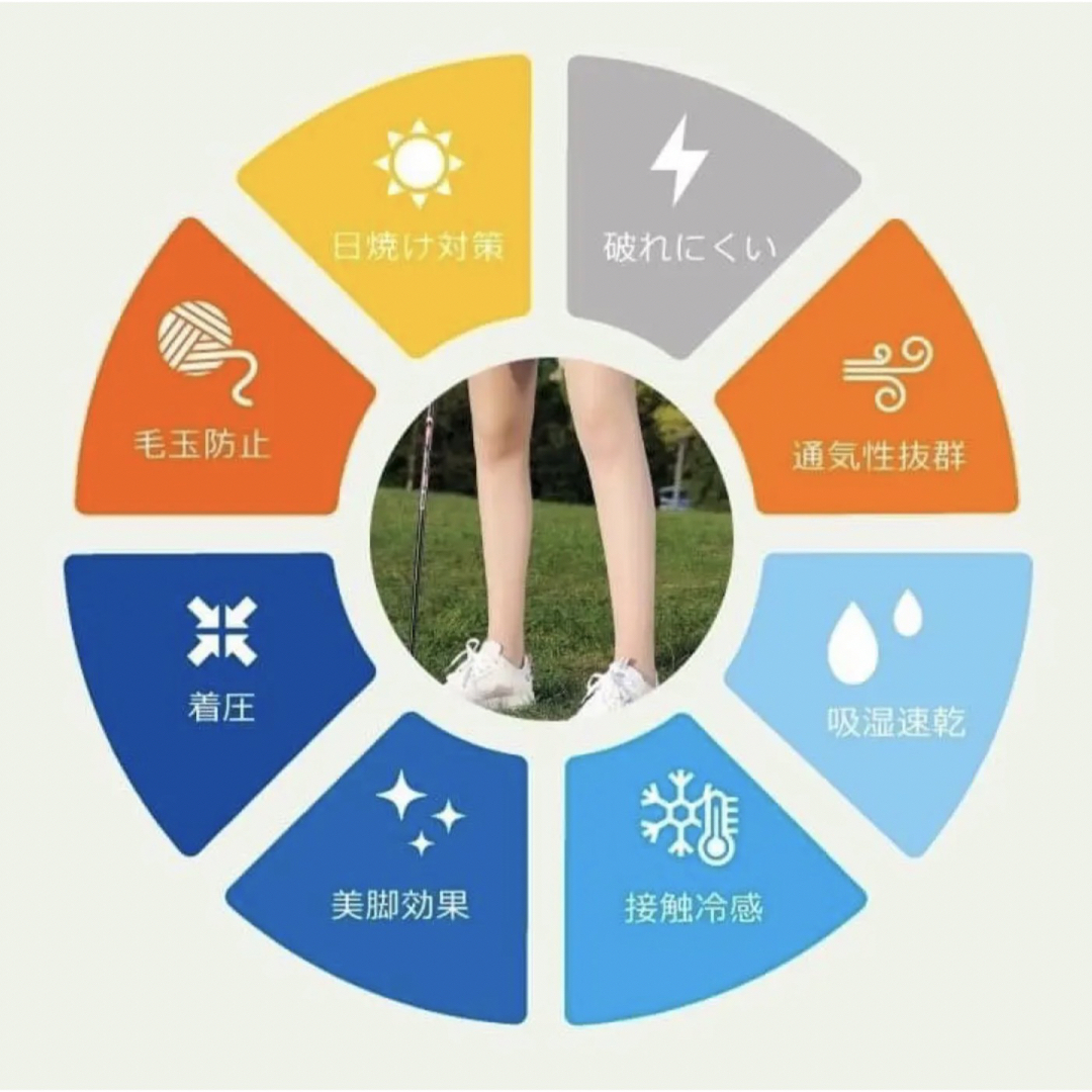 ゴルフ ストッキング ウェア UVカット 日焼け防止 紫外線対策