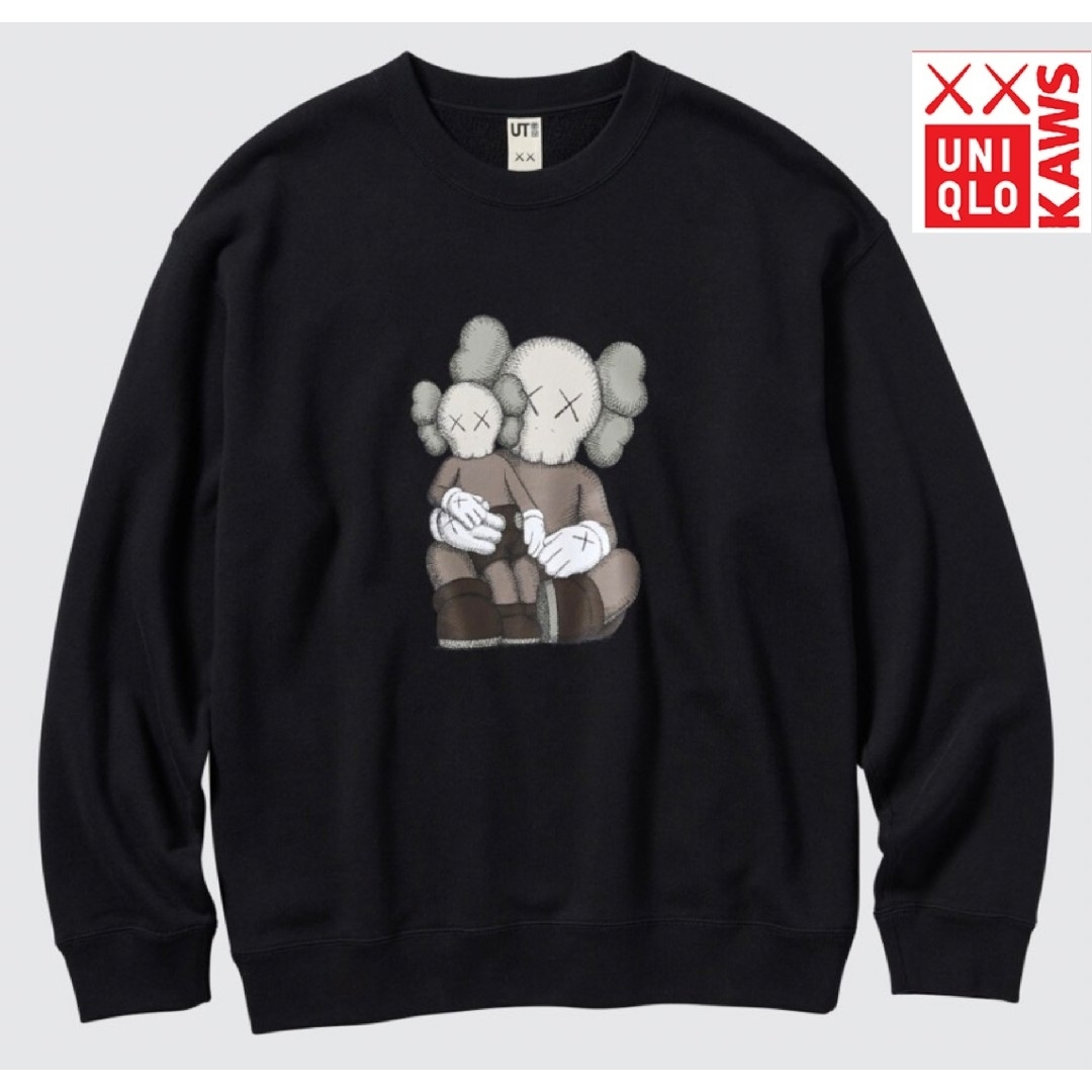 UNIQLO × KAWS SWEAT SHIRT BLACK 【完売品】