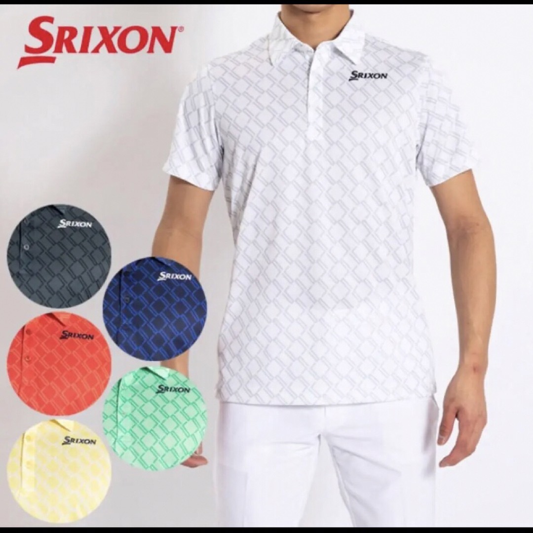 Srixon(スリクソン)のスリクソン クロス総柄シャツ ゴルフウェア スポーツ/アウトドアのゴルフ(ウエア)の商品写真