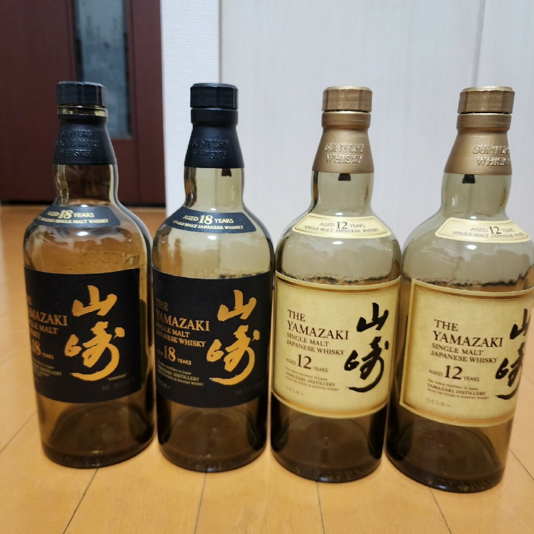 山崎18年と12年2本セット12年のみ箱無し