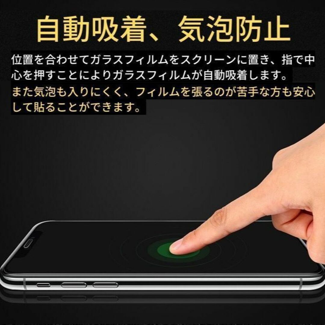 iPhone 13mini ブルーライトカット 強化ガラス フィルム スマホ/家電/カメラのスマホアクセサリー(保護フィルム)の商品写真