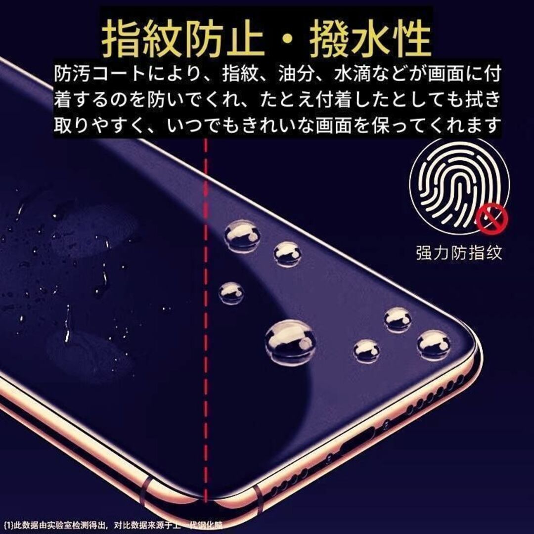 iPhone 12ProMax ブルーライトカット 強化ガラス フィルム スマホ/家電/カメラのスマホアクセサリー(保護フィルム)の商品写真