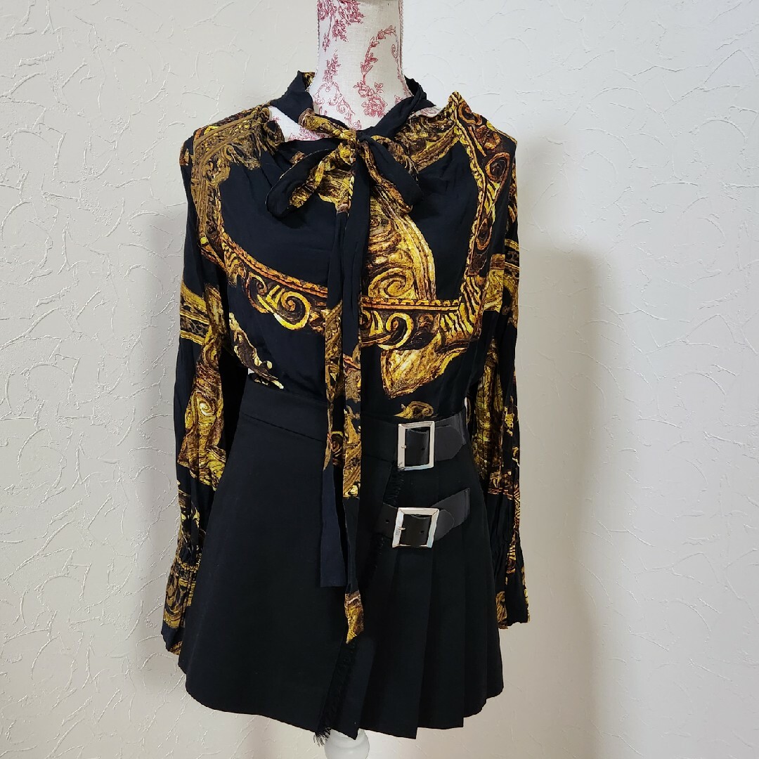 vivienne westwood 額縁 長袖 ブラウス-