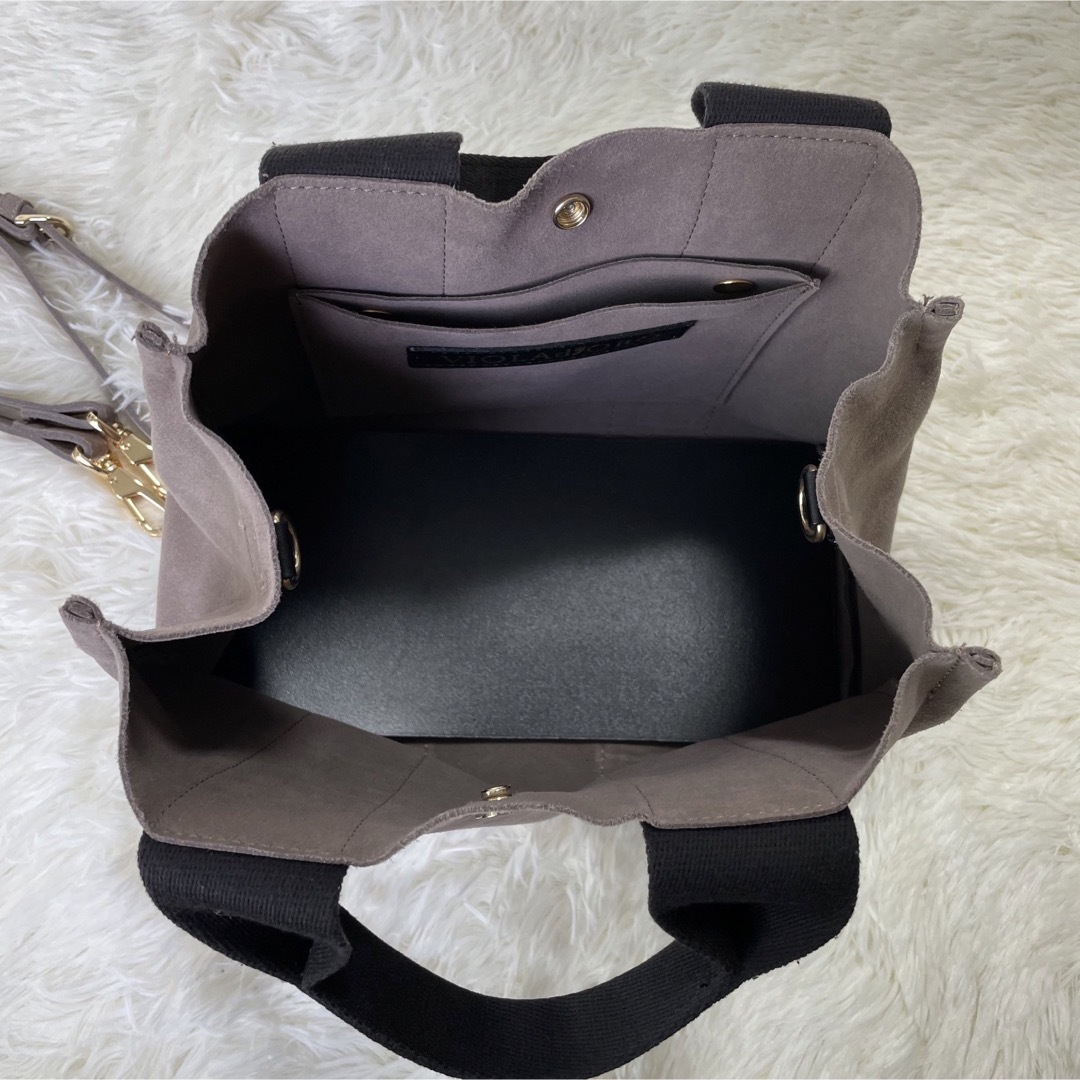 VIOLAd'ORO - ヴィオラドーロ トートバッグ ショルダー 2way スエード