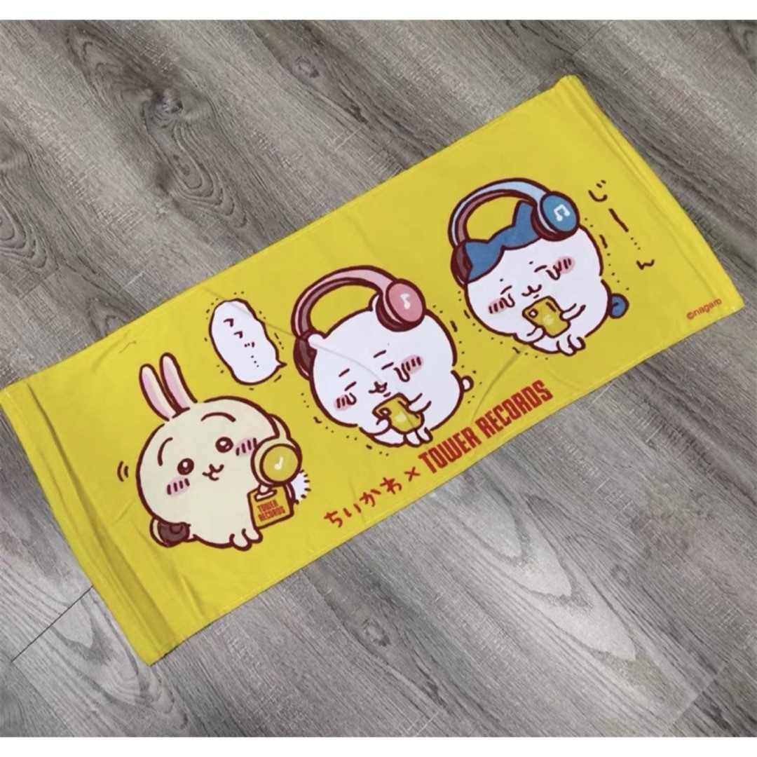 ちいかわ × TOWER RECORDS フェイスタオル タワーレコード ちいかわ × TOWER RECORDS フェイスタオル タワーレコード