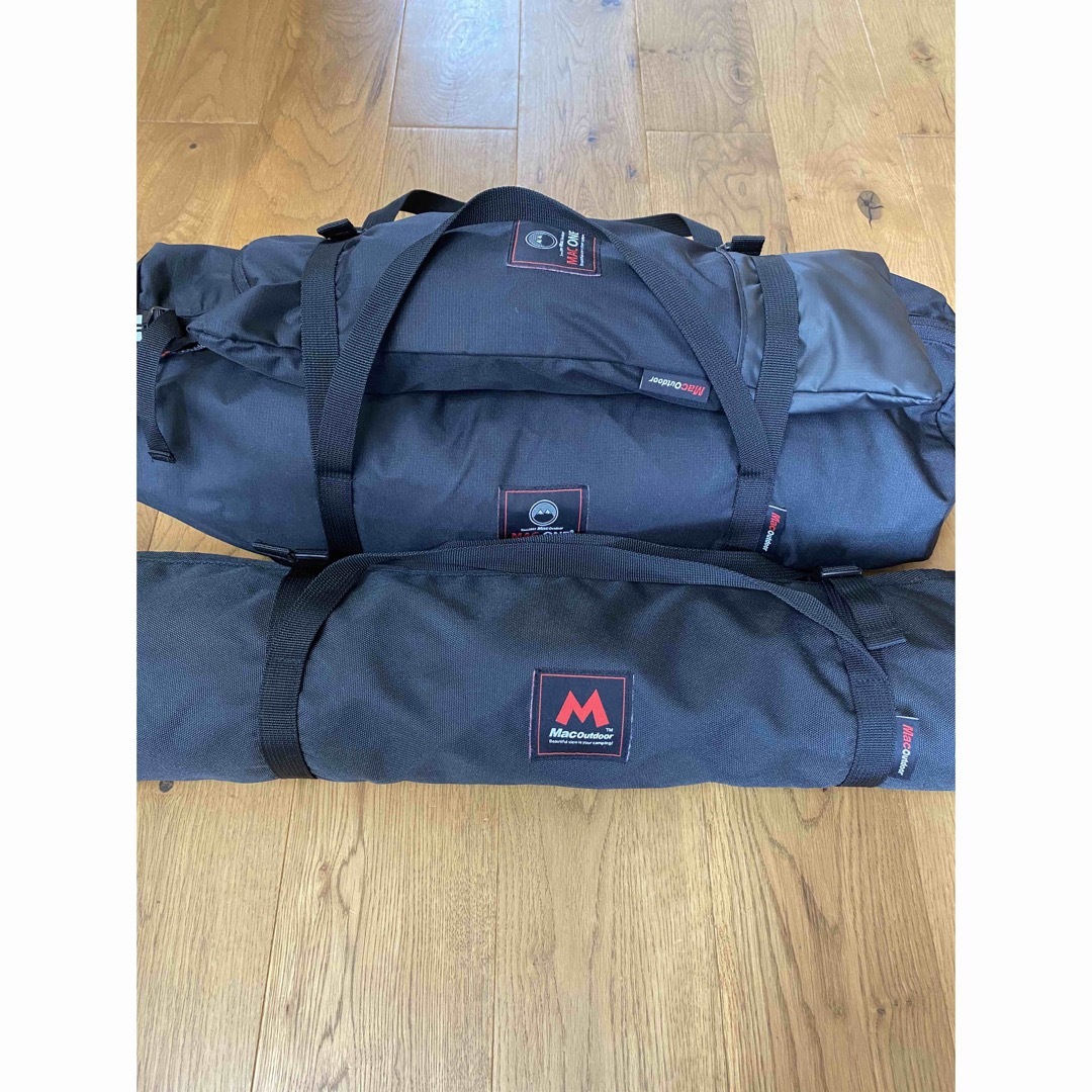 MacOne タープ ヘキサ ブラック L ポールセット