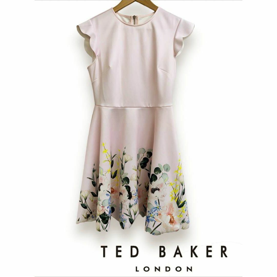 TED BAKER 花柄ワンピース スカラップ 0907のサムネイル