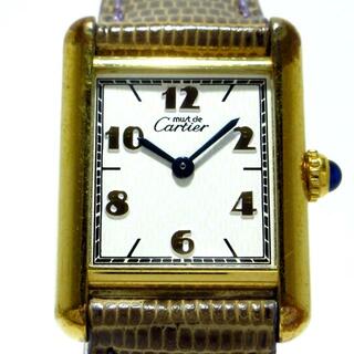カルティエ(Cartier)のCartier(カルティエ) 腕時計 レディース 白(腕時計)