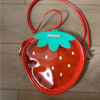 スイマー(SWIMMER)の美品 SWIMMER スイマー いちご ショルダー バッグ(ポシェット)