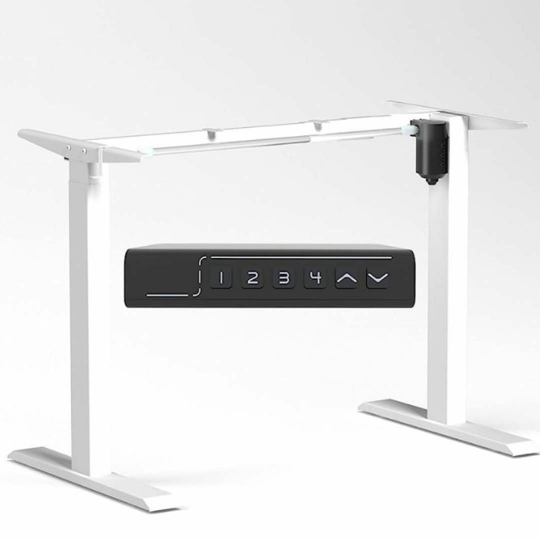 新品 電動 昇降 テーブル デスク 高さ調節 メモリー機能 オフィスデスク 白