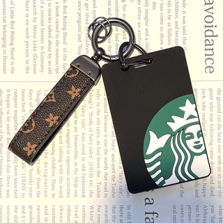 スターバックス(Starbucks)の新品 スターバックス　スタバ　IDカードケース 定期　社員証ホルダー ストラップ(パスケース/IDカードホルダー)