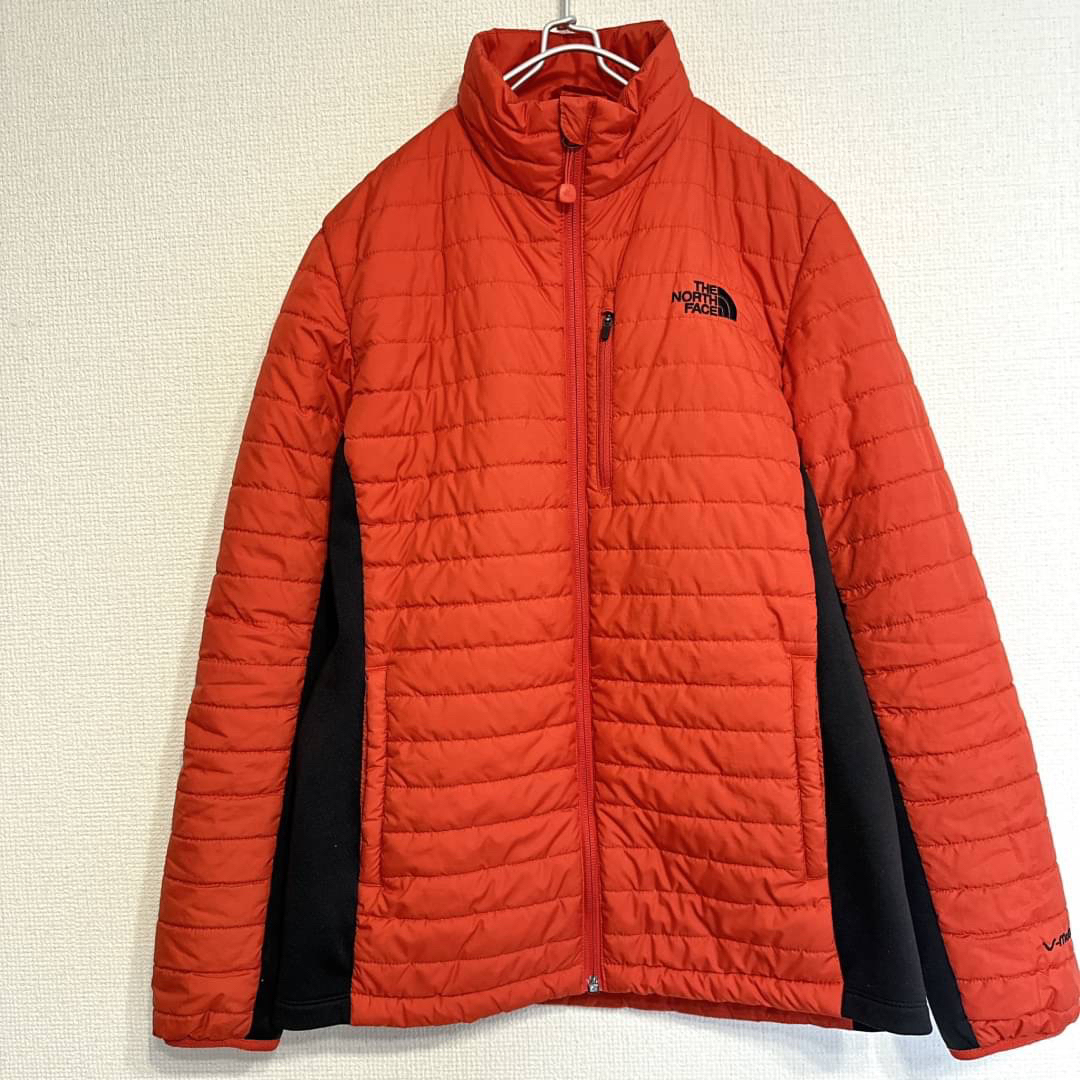 THE NORTH FACE(ザノースフェイス)のノースフェイス　中綿ジャケット　レッド/ブラック　160 キッズ　レディースS  レディースのジャケット/アウター(その他)の商品写真