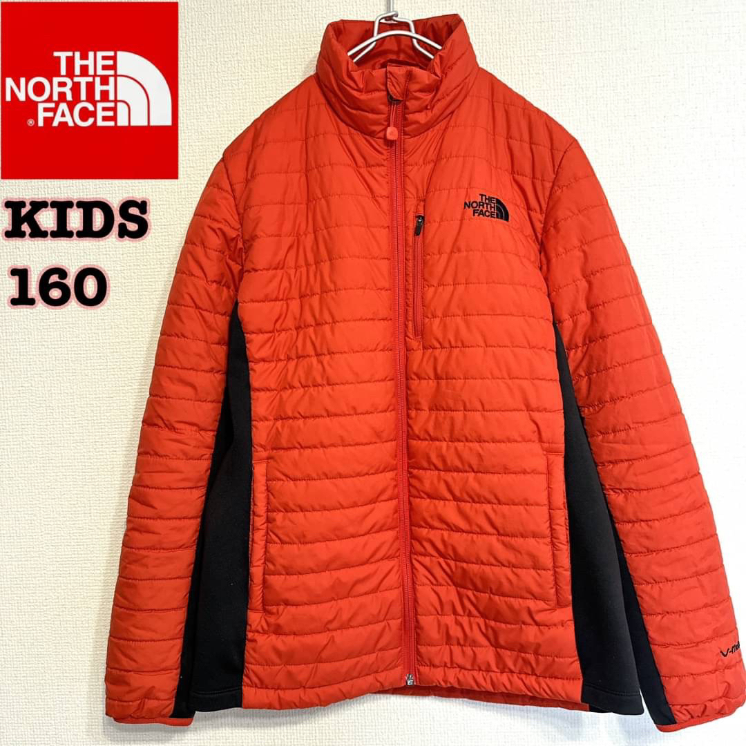 THE NORTH FACE - ノースフェイス 中綿ジャケット レッド/ブラック 160