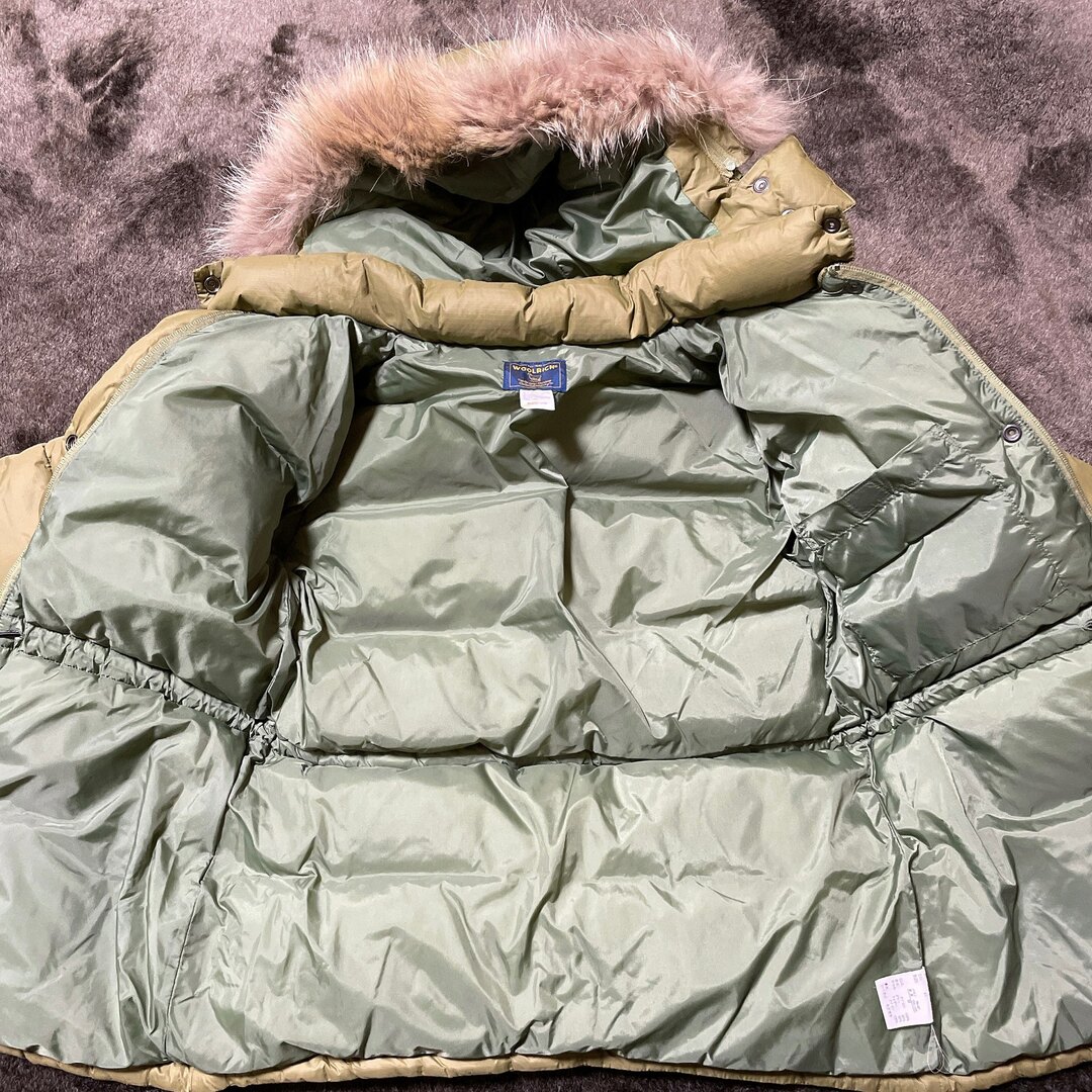 WOOLRICH - WOOLRICH カーキ ダウン コート ジャケット ウールリッチ