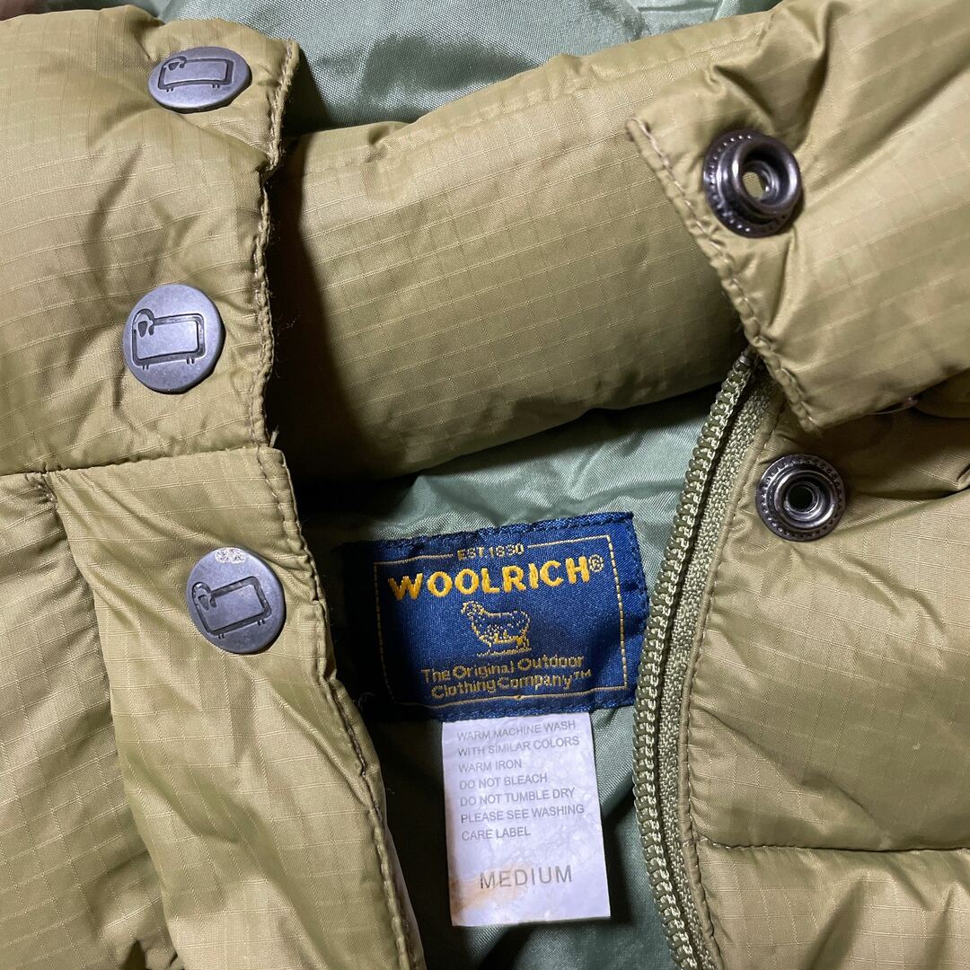 WOOLRICH カーキ ダウン コート ジャケット ウールリッチ アウトドア 9