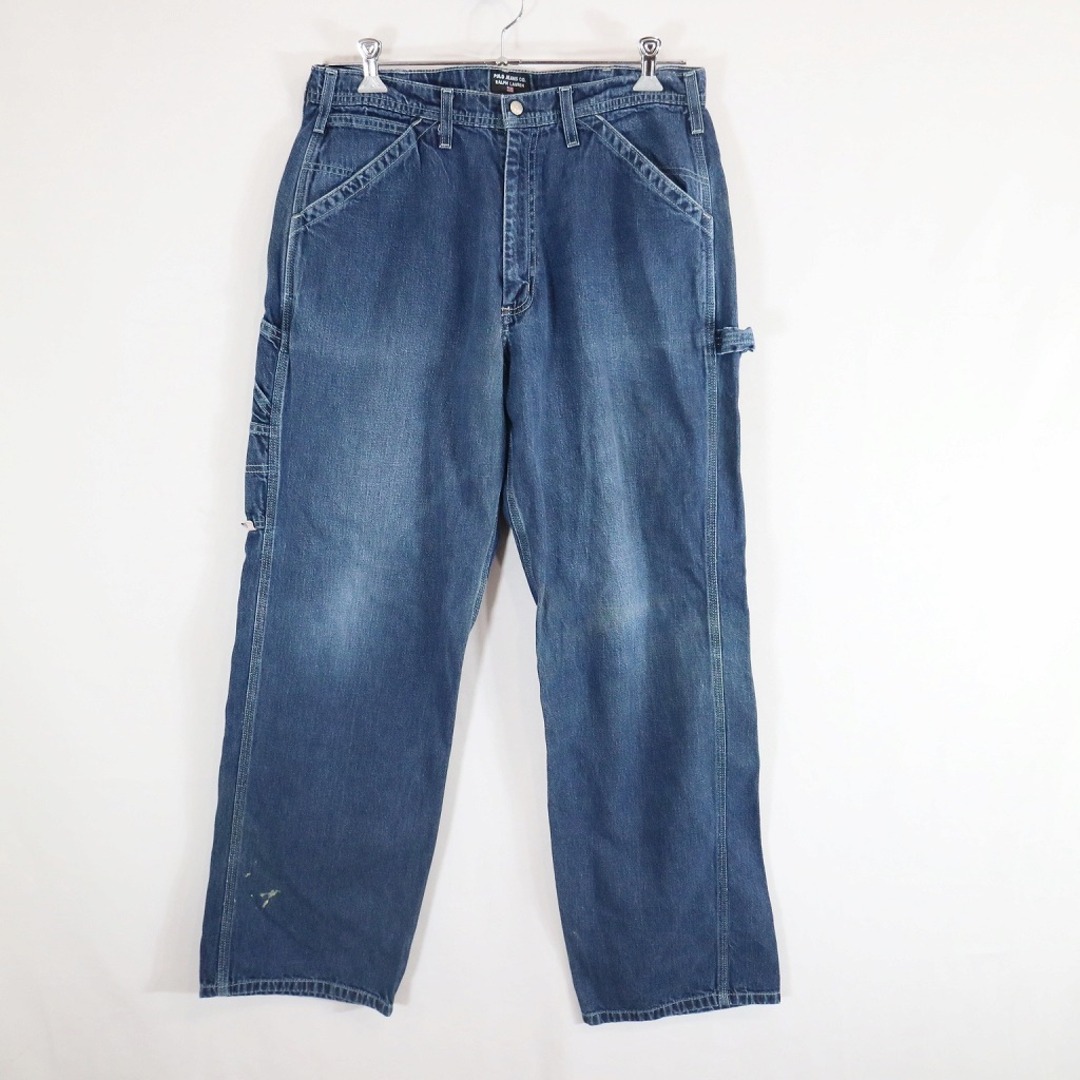 POLO JEANS ポロジーンズ ペインターデニムパンツ ワーク インディゴブルー (メンズ 33X32)   N8529