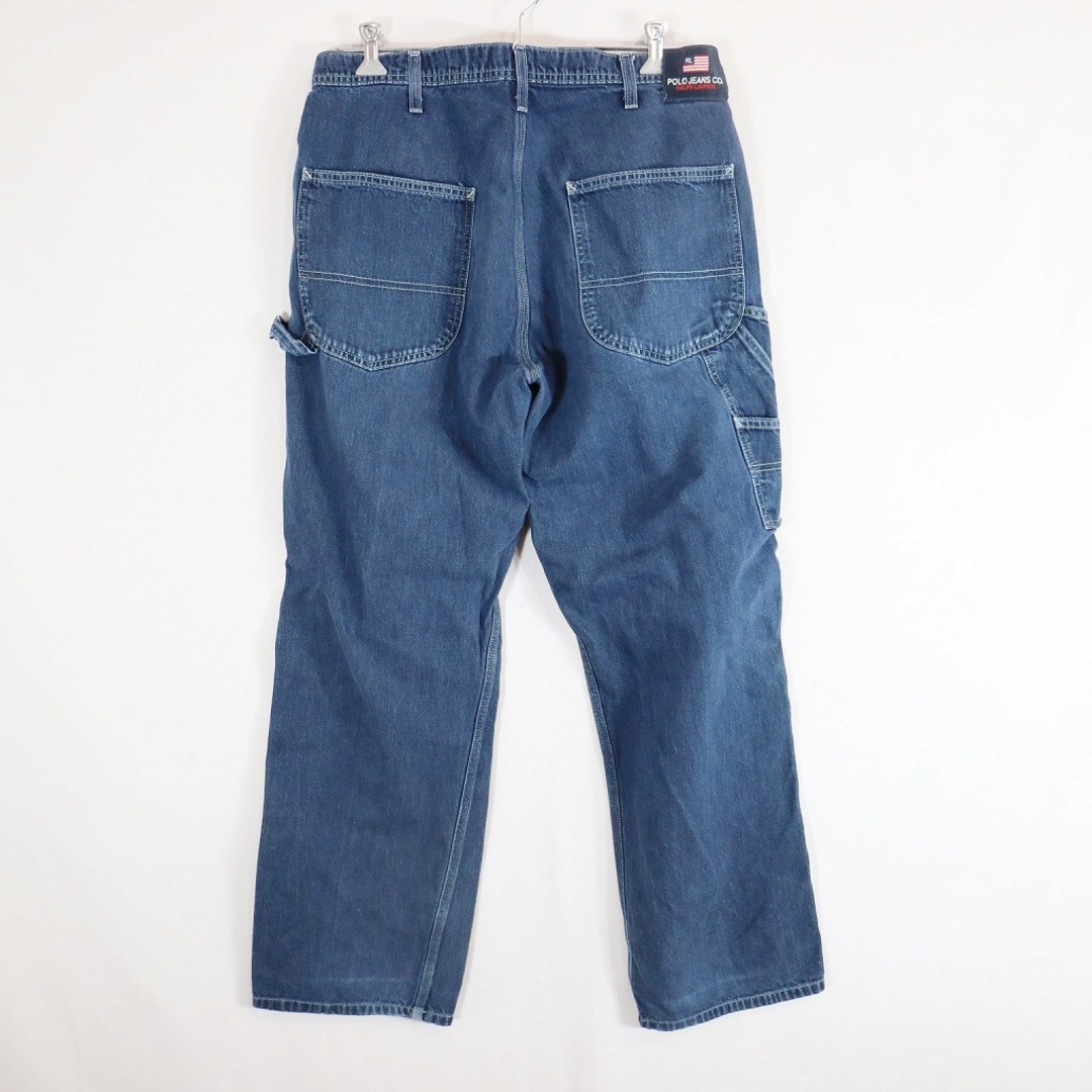 POLO JEANS ポロジーンズ ペインターデニムパンツ ワーク インディゴブルー (メンズ 33X32)   N8529