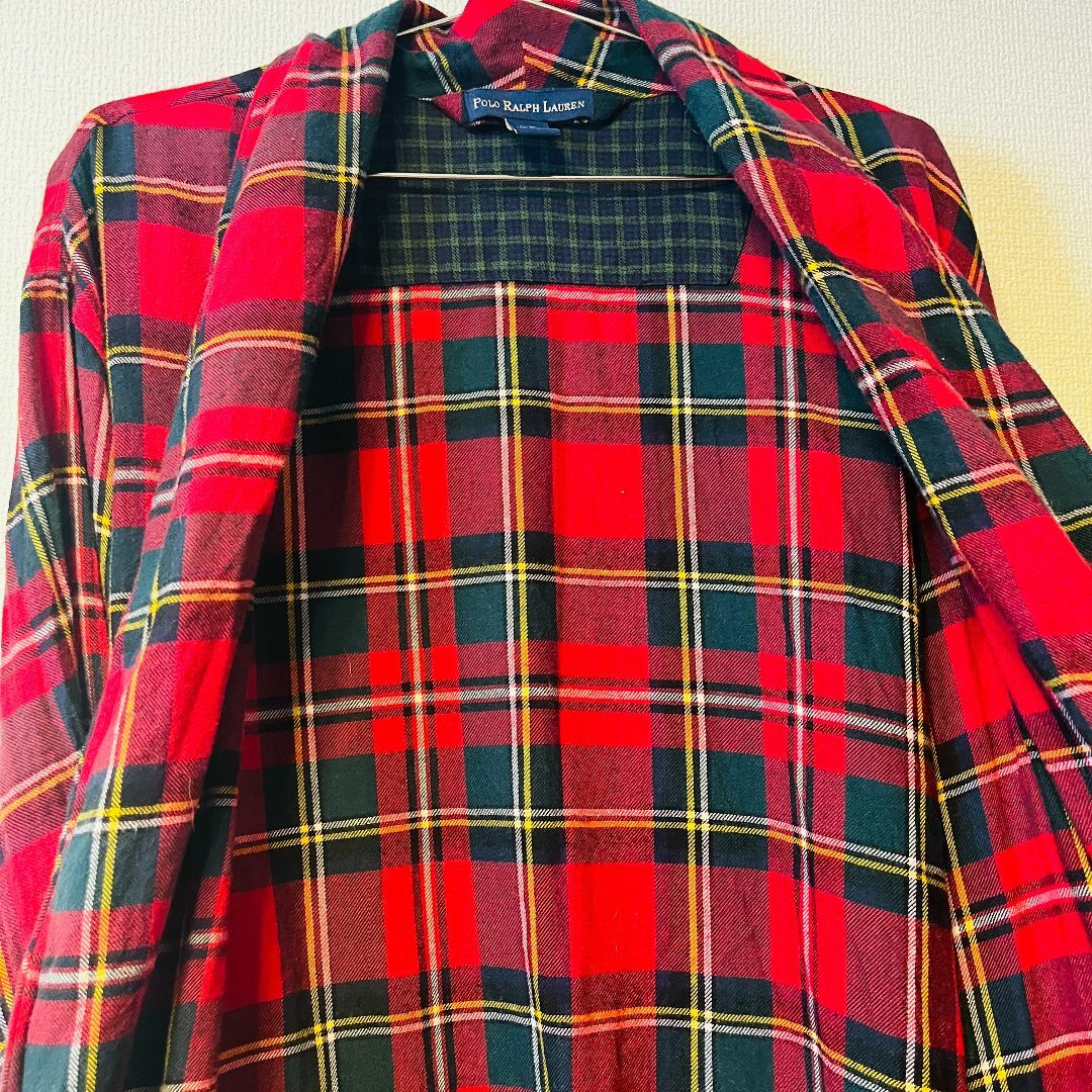 POLO RALPH LAUREN(ポロラルフローレン)のPOLO RALPH LAUREN Check Gown Coat XL相当 メンズのジャケット/アウター(その他)の商品写真